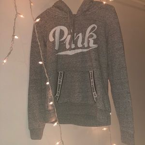 PINK quarter zip hoodie